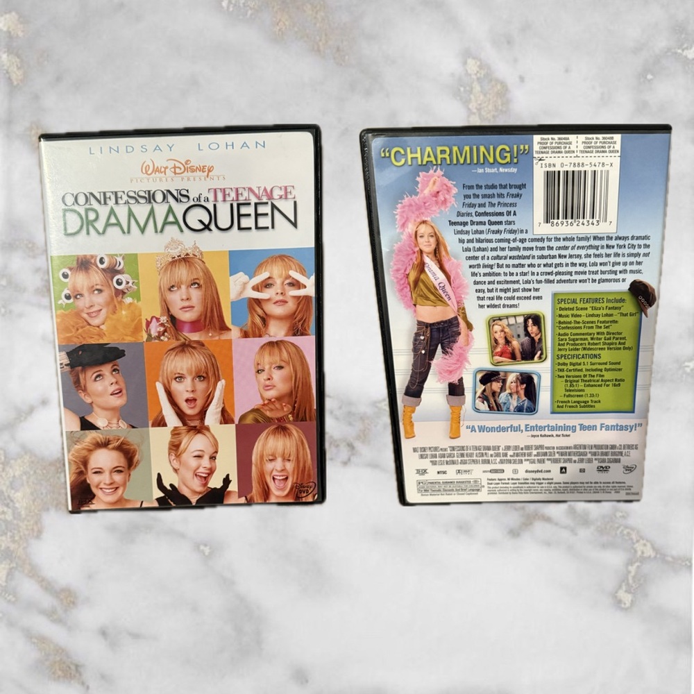 Disney Confessions of a Teenage Drama Queen DVD - Colorful Cover